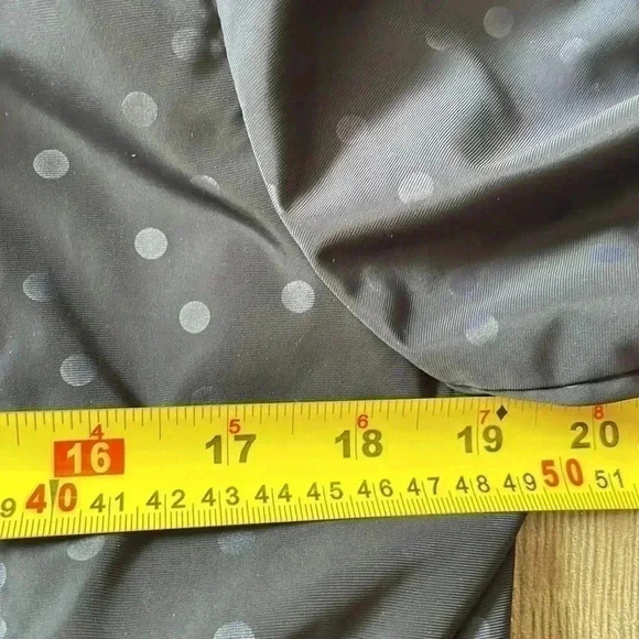 ❤️2/$50❤️BCBGGeneration Navy Blue Poke Dot Fall/Spring Trench Jacket- M - Picture 7 of 8